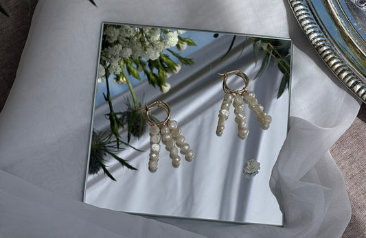 Earrings "Delicate Pearls"