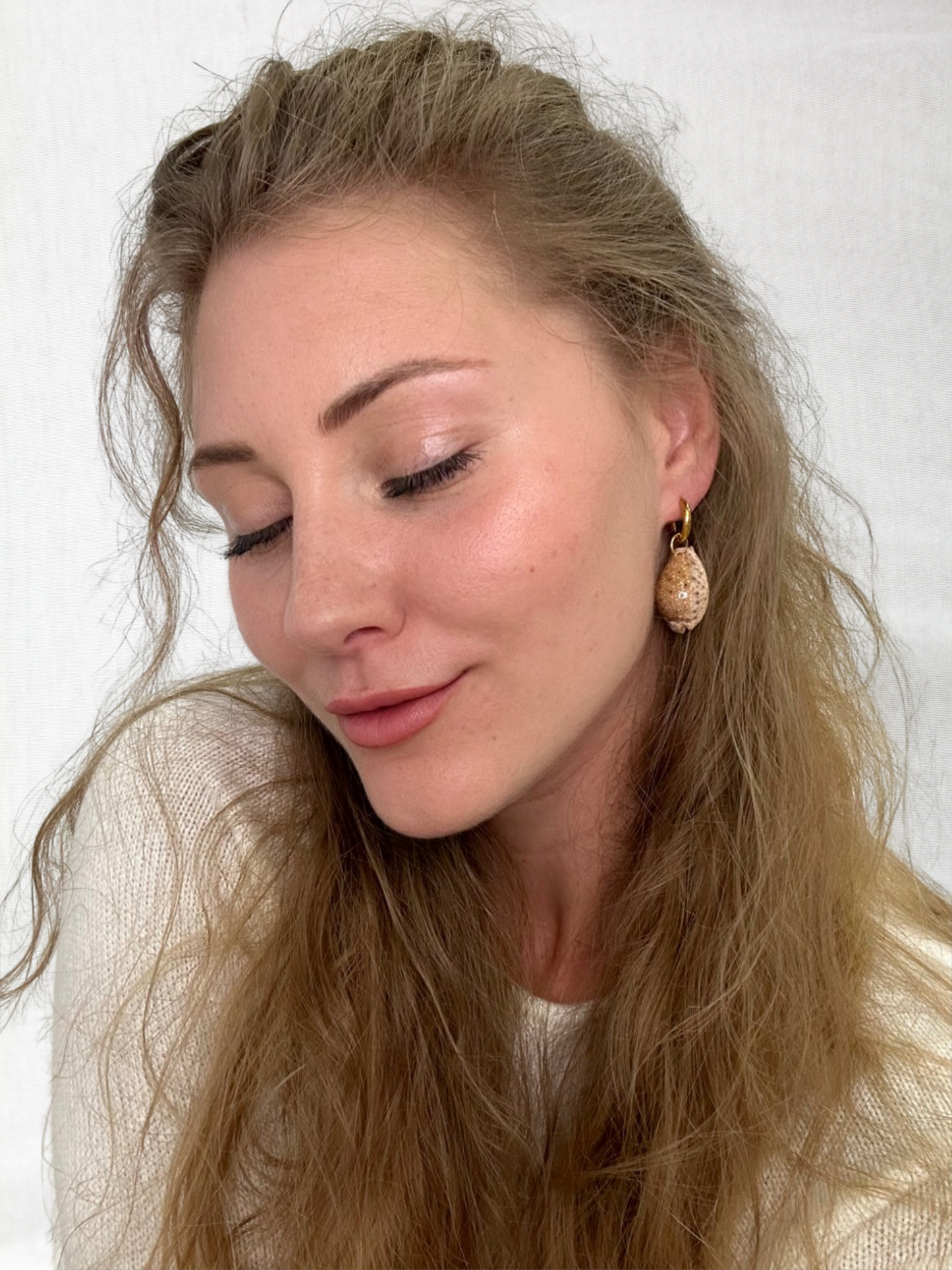 Earrings "Deer Cowrie"
